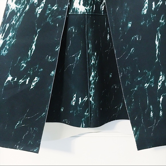 Rocket x Lunch Marble Neoprene A line Mini Skirt - Picture 3 of 6